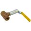 1/2" FNPT Full Port 2-Piece Ball Valve w/ Mounting Pad, Stainless Steel Ball & 2-1/4" Stem