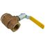 1-1/4" FNPT Full Port 2-Piece Ball Valve w/ Mounting Pad, Stainless Steel Ball & 2-1/4" Stem