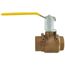 1-1/2" FNPT Full Port 2-Piece Ball Valve w/ Mounting Pad, Stainless Steel Ball & 2-1/4" Stem