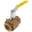 2" FNPT Full Port 2-Piece Ball Valve w/ Mounting Pad, Stainless Steel Ball & 2-1/4" Stem