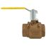 2" FNPT Full Port 2-Piece Ball Valve w/ Mounting Pad, Stainless Steel Ball & 2-1/4" Stem