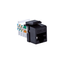 Home 5e, Snap-in Jack, T568a/b Wiring (Black)