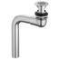Offset Grid Strainer Drain for Sinks (Chrome)
