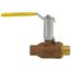 3/4" Solder Full Port 2-Piece Ball Valve w/ Stainless Steel Ball & 2-1/4" Stem