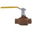 1-1/2" Solder Full Port 2-Piece Ball Valve w/ Stainless Steel Ball & 2-1/4" Stem