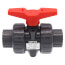 3/4" 772ST SCH 80 Gray True Union PVC Ball Valve (Solvent & Threaded)