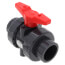 1-1/2" 772ST SCH 80 Gray True Union PVC Ball Valve (Solvent & Threaded)