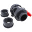 2" 772ST SCH 80 Gray True Union PVC Ball Valve (Solvent & Threaded)