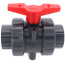2" 772ST SCH 80 Gray True Union PVC Ball Valve (Solvent & Threaded)