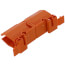 Mounting Carrier for 773 Series Pushwire Connectors for Junction Boxes (Orange)