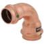 1" x 3/4" ProPress Copper 90° Reducing Elbow