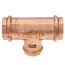 1-1/2" x 1-1/2" x 1-1/4" ProPress Copper Tee