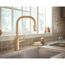 Smyth One-handle High Arc Pulldown Kitchen Faucet (Bronzed Gold), 7770BZG