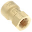 3/8" ZoomLock PUSH Removable SAE Flare Adapter (PZKPR-F6)