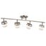 Hendrik 30" 4 Light Rail Light w/ Satin Etched Cased Opal (Brushed Nickel)