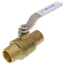 3/4" Sweat x 3/4" Sweat Full Port Solder Ball Valve w/ Stainless Steel Lever and Nut (Lead Free)