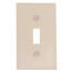 1-Gang Electrical Wall Plate, Toggle Switch (Light Almond)