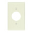 1-Gang Electrical Wall Plate, 1.406 Inch Hole, Device Mount (Light Almond)
