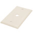 1-Gang Electrical Wall Plate, .406 Inch Hole, Box Mount (Light Almond)