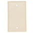 1-Gang No Device Blank Wall Plate, Box Mount (Light Almond)