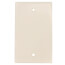 1-Gang No Device Blank Wall Plate, Box Mount (Light Almond)
