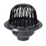 4" PVC Roof Drain w/ Plastic Dome