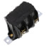 2P, 1-Phase AC Manual Controller Toggle Switch, 30A - Black (600V)