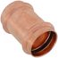 1-1/2" ProPress Copper Coupling w/ Stop