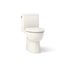 Reach One-Piece Compact Elongated Toilet w/ Skirted Trapway, 1.28 Gpf (Biscuit), K-78080-96
