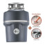 Evolution Essential XTR Garbage Disposal w/ Power Cord & SinkTop Switch