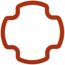 Gasket (Radial Fan) WBxB, 7829796