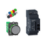 Harmony Wireless Push Button & Config. Receiver + 10 Colored Caps, w/o Battery, Plastic (24 VDC)