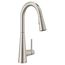 Sleek Spot Resist Stainless 1 Handle Pulldown Kitchen Faucet, Motionsense And Voice Control, 7864EVSRS