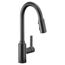 Genta Lx Matte Black 1 Handle Pulldown Kitchen Faucet, 7882BL
