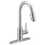 Genta Lx Chrome 1 Handle Pulldown Kitchen Faucet, 7882