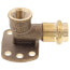 1/2" x 3/8" Bronze 90° Drop Ear Elbow (Lead Free)