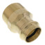 1" ProPress x 1-1/4" Male Bronze Adapter (Lead Free)