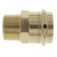 1-1/4" ProPress x 1" Male  Bronze Adapter (Lead Free)