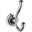 Linden Double Robe Hook (Chrome)