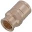 1" ProPress FTG x 1/2" Female Street Bronze Adapter (Lead Free)