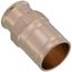 1" ProPress FTG x 1/2" Female Street Bronze Adapter (Lead Free)