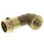 1/2" ProPress x 3/8" Female Bronze 90° Elbow (Lead Free)