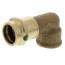 1/2" ProPress x 3/8" Female Bronze 90° Elbow (Lead Free)