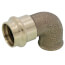 3/4" ProPress x 1/2" Female Bronze 90° Elbow (Lead Free)