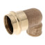1" ProPress x 1/2" Female Bronze 90° Elbow (Lead Free)