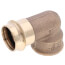 1" ProPress x Female Bronze 90° Elbow (Lead Free)