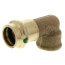 2" ProPress x Female Bronze 90° Elbow (Lead Free)