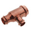 1-1/2" x 1" x 3/4" ProPress Copper Tee