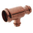 1-1/2" x 1" x 3/4" ProPress Copper Tee