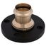 Bronze Two Piece Flange, 1-1/2" ProPress x Flange (4 Bolt)